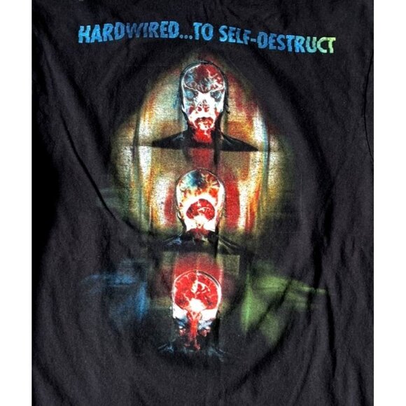 Metallica Hardwired To Self-Destruct Graphic T-Shirt Size M Black Cotton - Picture 5 of 5